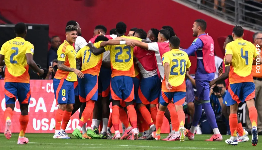 Formación Selección Colombia vs. Uruguay en Copa América