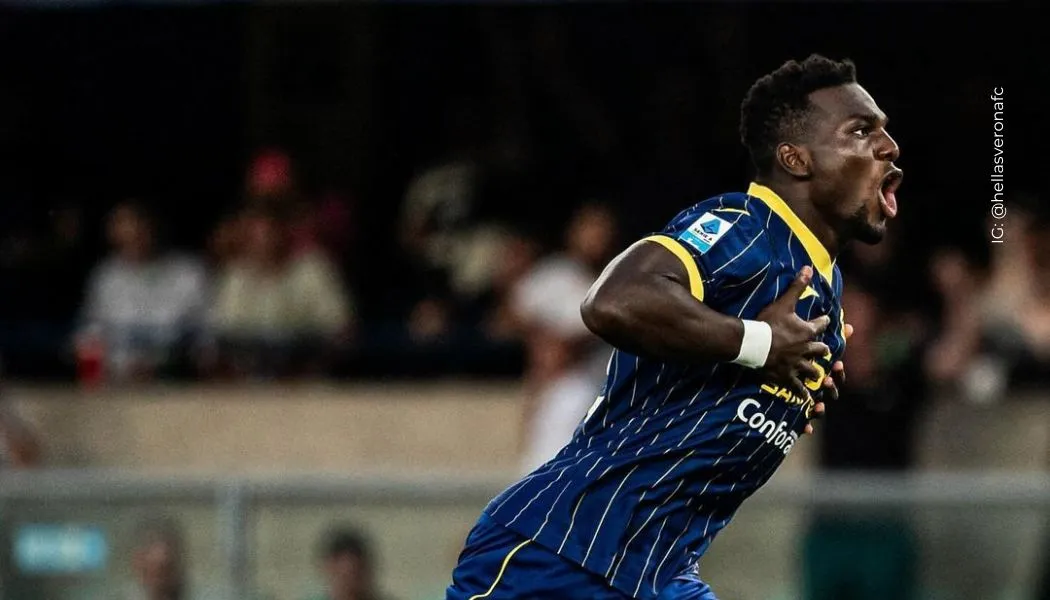 Gol de Daniel Mosquera en la derrota del Hellas Verona