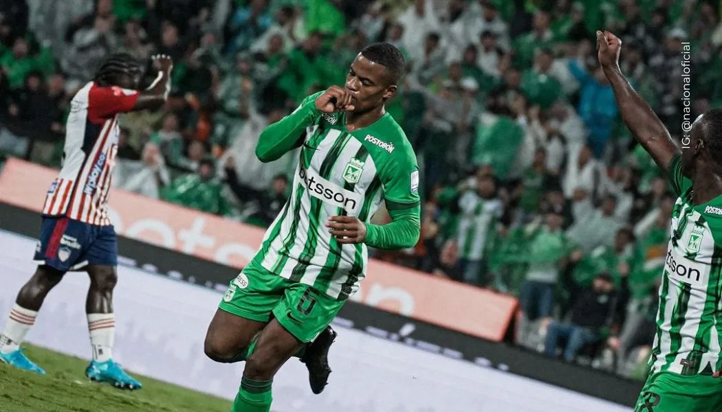 Goles Atlético Nacional vs Junior Liga BetPlay 2024