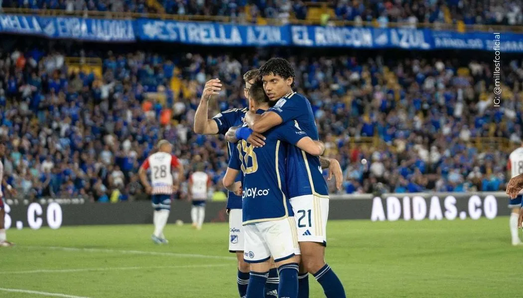 Goles Millonarios vs Junior cuadrangulares Betplay 2024