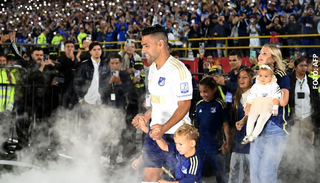 Hijo de Falcao festejó triunfo de Millonarios contra Bucaramanga