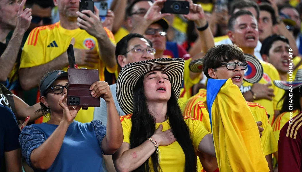 Hinchas de la Selección Colombia.