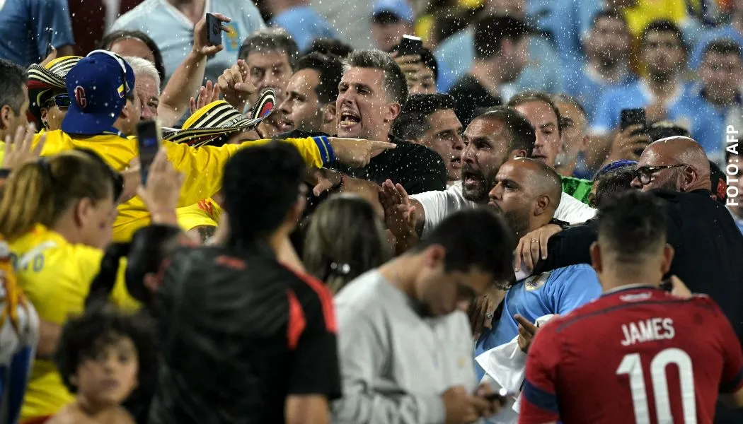 Hinchas de Uruguay habrían iniciado pelea contra los de Colombia en Copa América