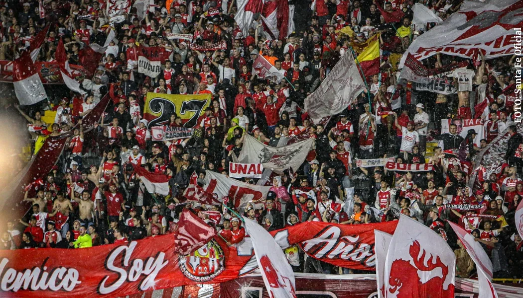 Hinchas de Independiente Santa Fe