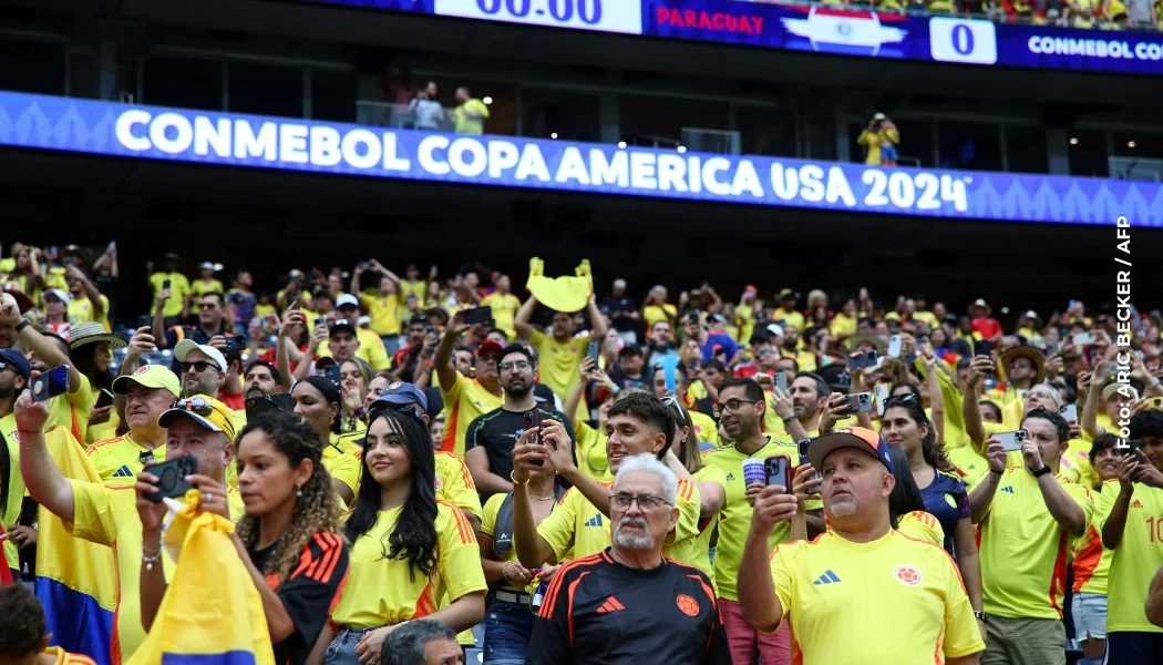 Advertencia de Conmebol a hinchas colombianos en la Copa América.