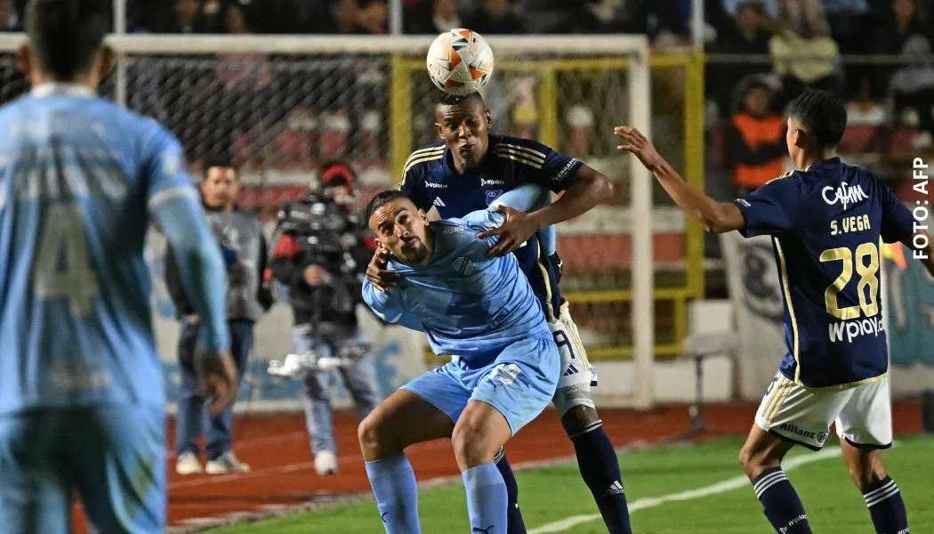 Millonarios contra equipos bolivianos