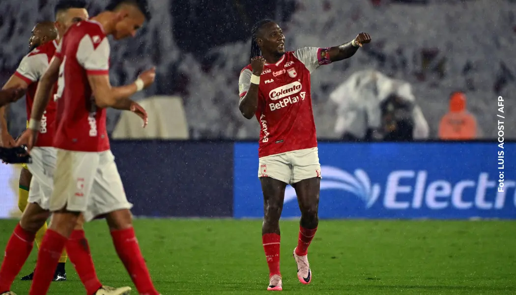 Rodallega anotó en la final contra Bucaramanga.