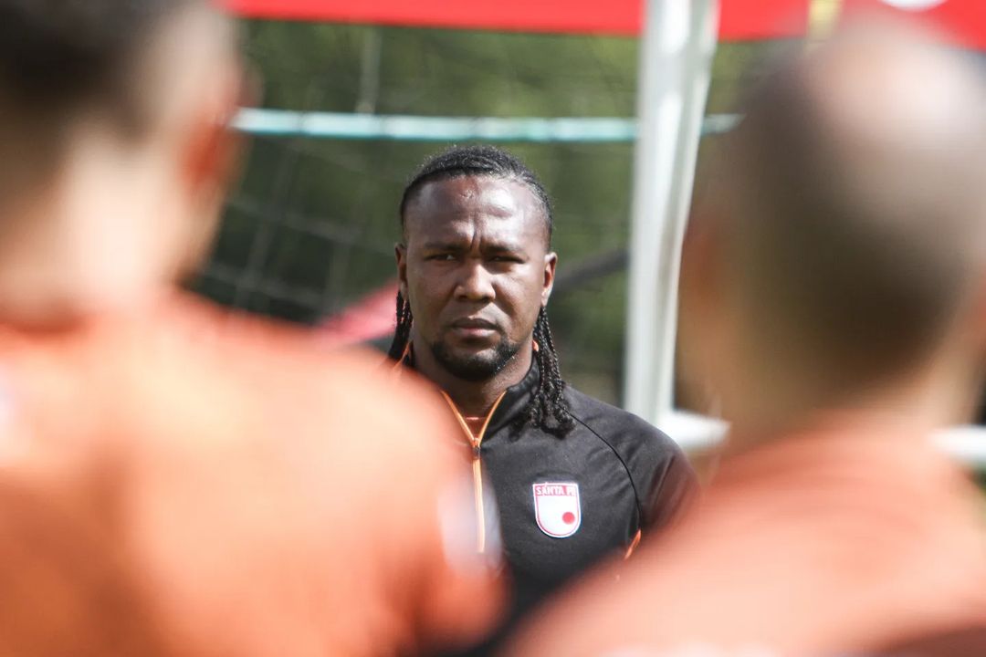 Hugo Rodallega emotiva arenga en la final de Santa Fe