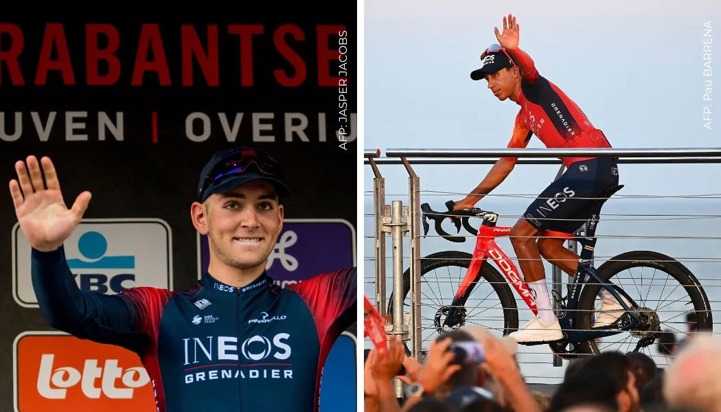 Egan Bernal celebra renovación del INEOS Grenadiers