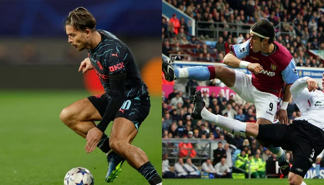 Jack Grealish y Juan Pablo Ángel