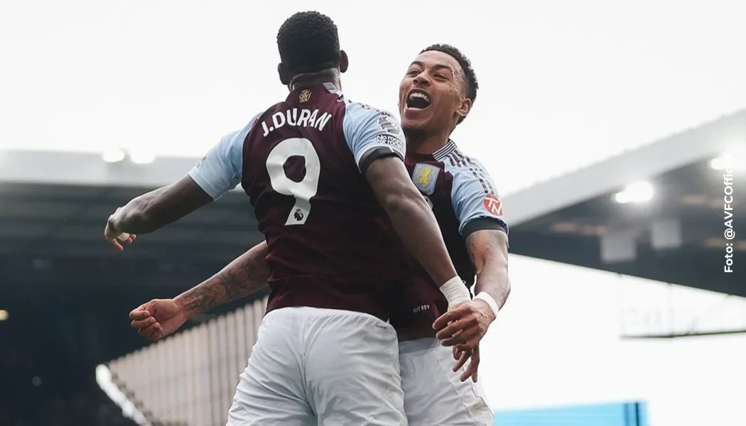 Gol de Jader Durán con Aston Villa en Premier League.