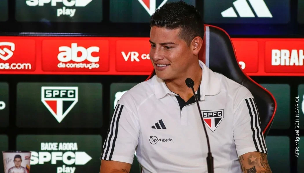 James Rodríguez asegura que está contento en Brasil