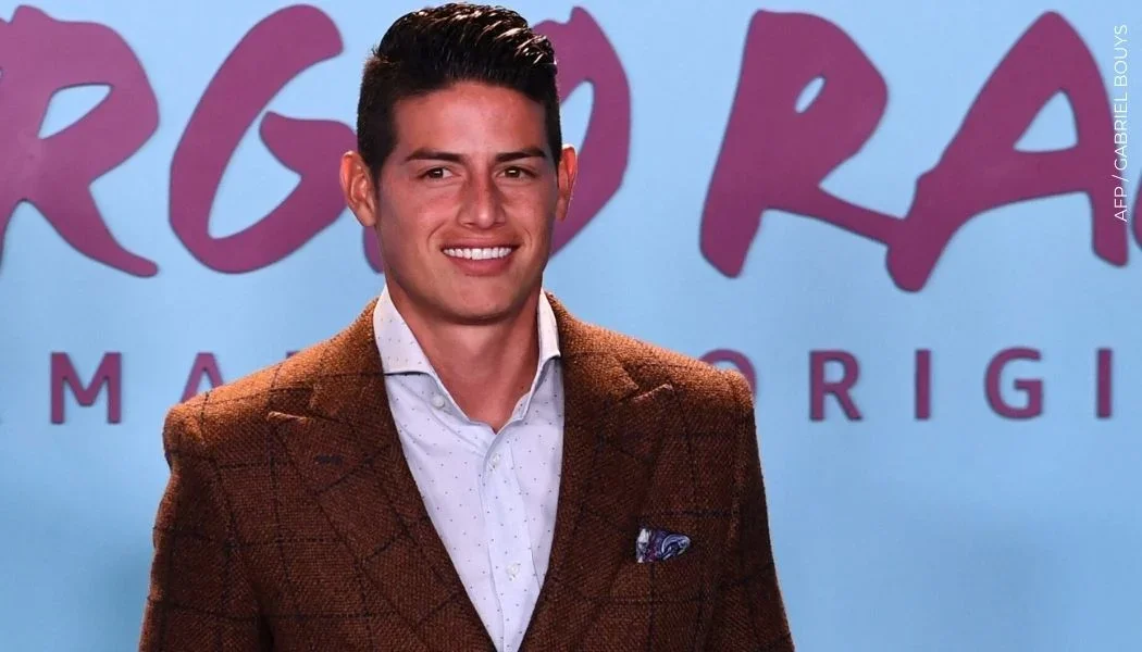 James Rodríguez paralizó centro comercial en Bogotá