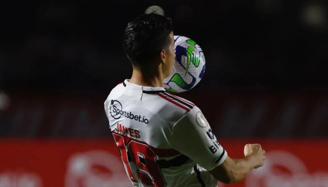 James Rodríguez con Sao Paulo