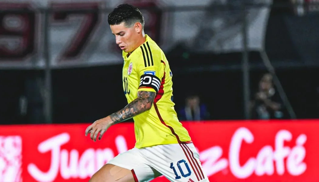 James Rodríguez: capitán de la Selección Colombia