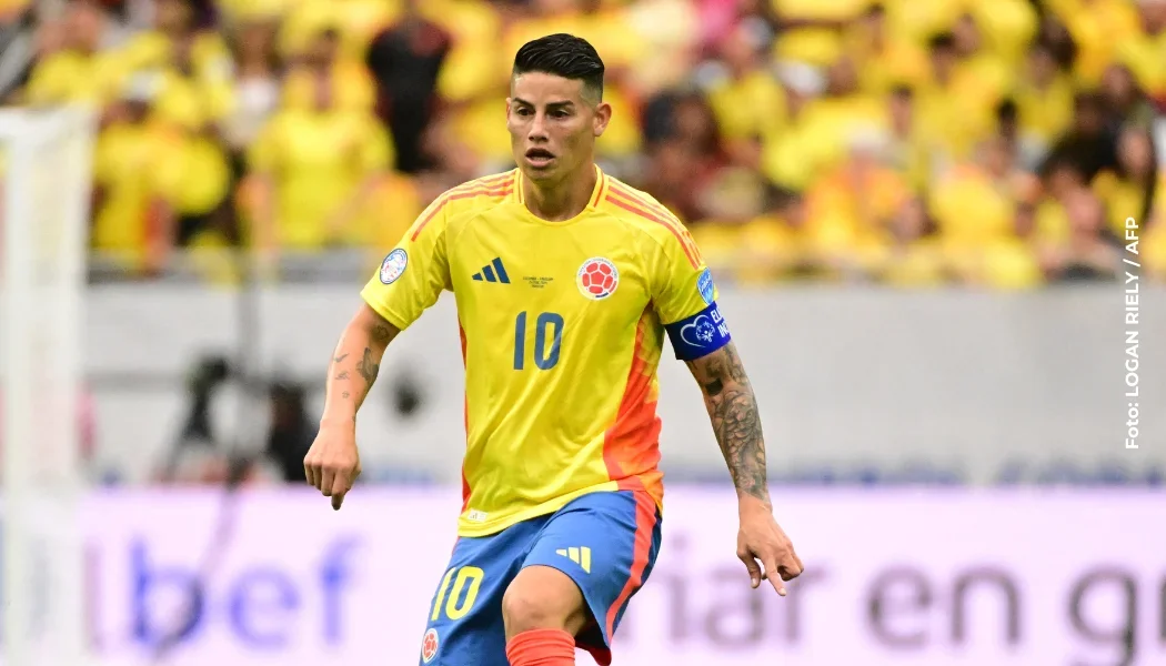 James Rodríguez, jugador de Rayo Vallecano en España.