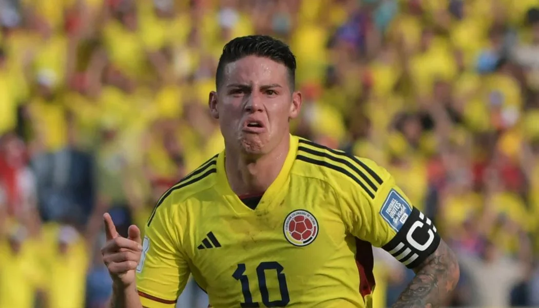Gol de James Rodríguez con Colombia