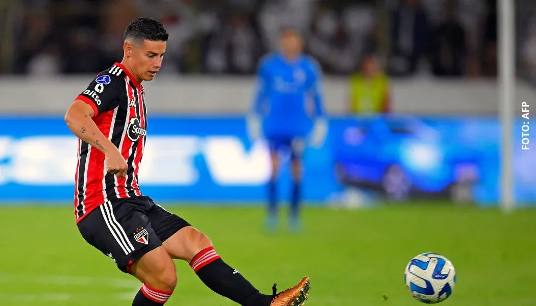 James Rodríguez con Sao Paulo