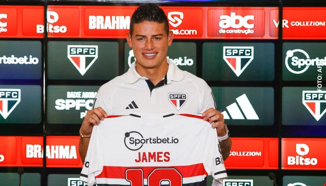 James Rodríguez con Sao Paulo