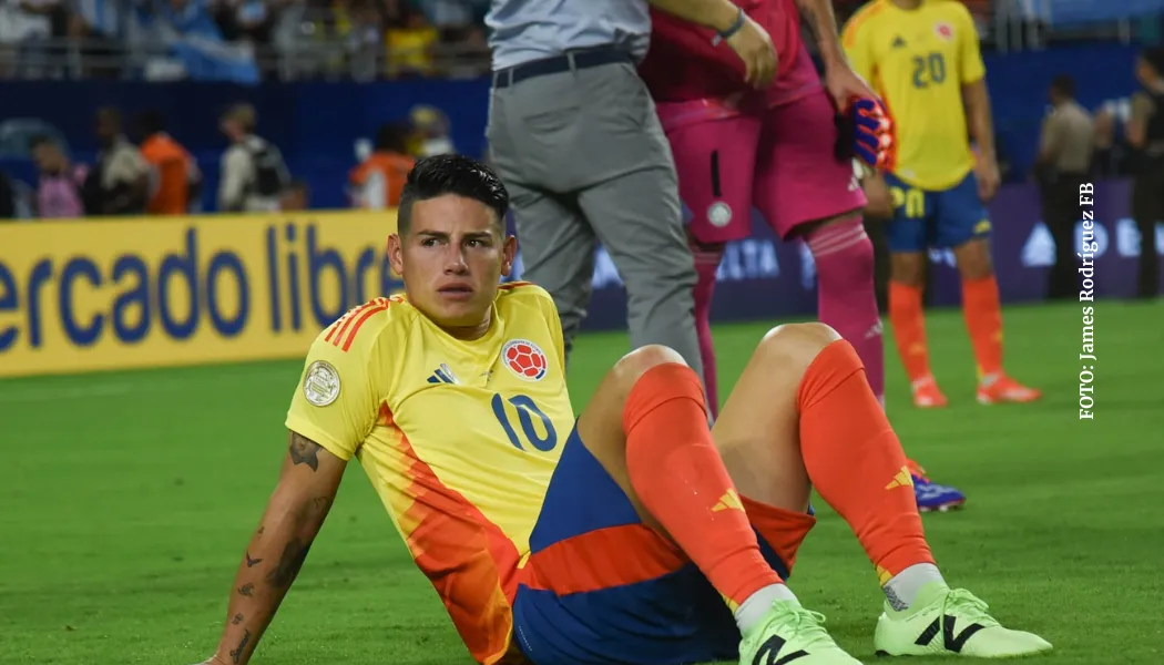 James Rodríguez llegará sin minutos ante Argentina, ¿hace cuánto no juega?
