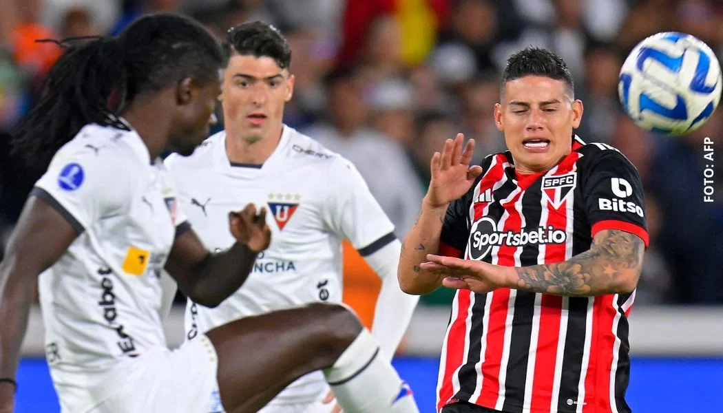 James Rodríguez con Sao Paulo