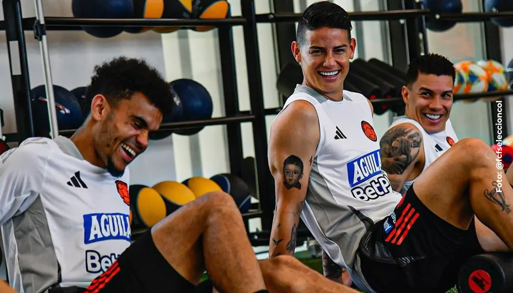 James Rodríguez y Luis Díaz.