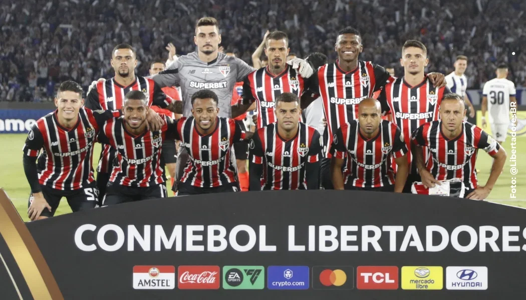 James Rodríguez, en el Sao Paulo.