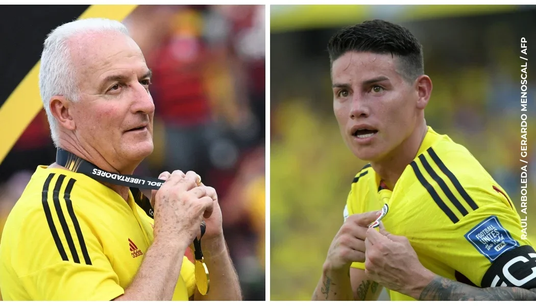 Dorival Junior y James Rodríguez se reencuentran en Colombia Brasil en Copa América.