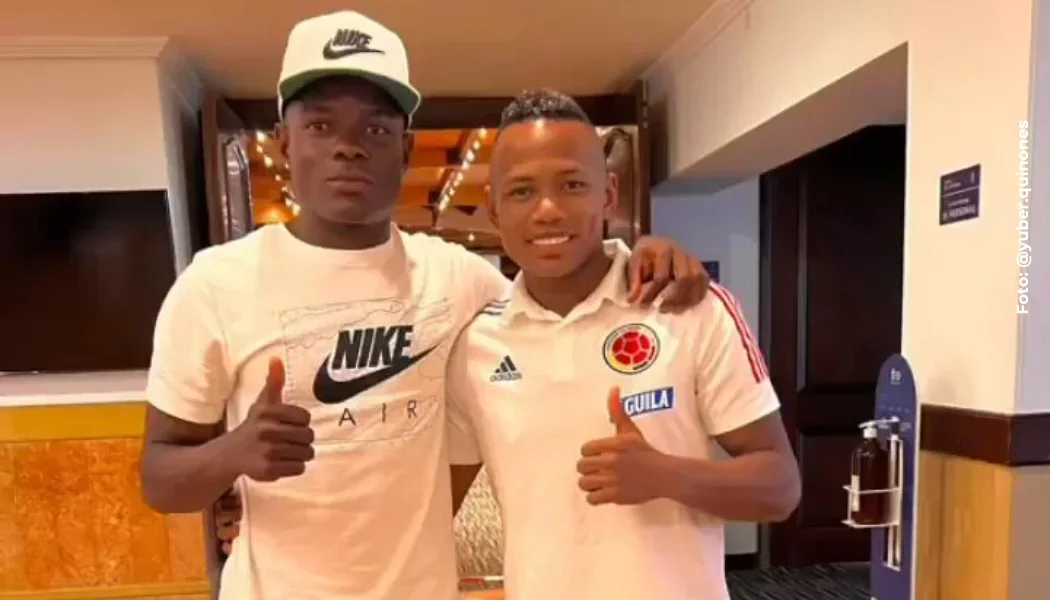 Jaminton Campaz y Yuber Quiñones.