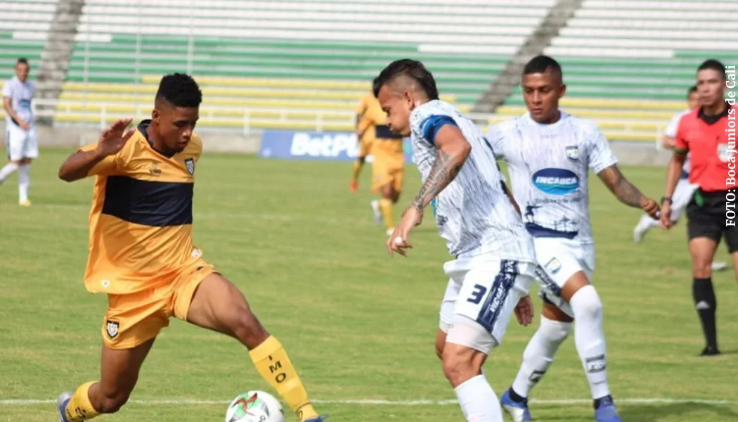 Jan Lucumí en su paso por Boca Juniors de Cali