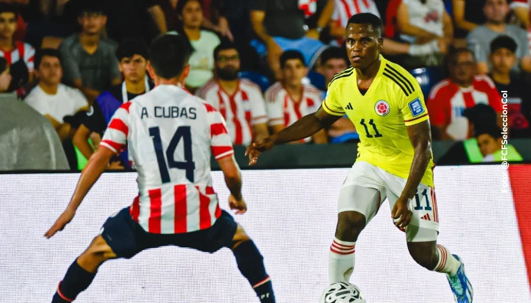 Jhon Arias, jugador de la Selección Colombia.