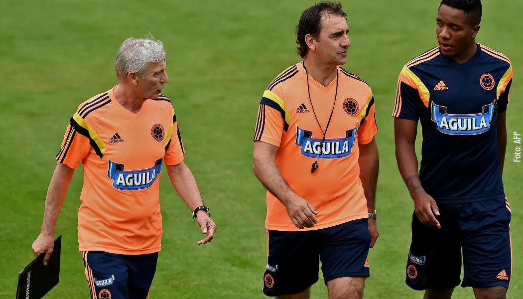 José Pékerman y Néstor Lorenzo / Foto AFP Pékerman con emotivo mensaje hacia Néstor Lorenzo