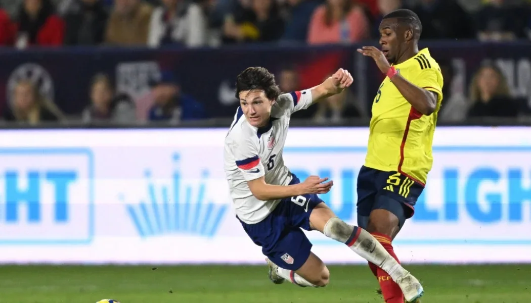 Juan David Mosquera con la Selección Colombia
