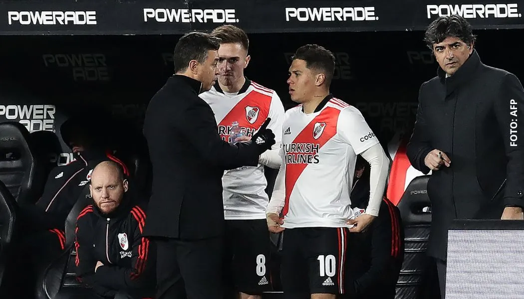 Juan Fernando Quintero y Marcelo Gallardo