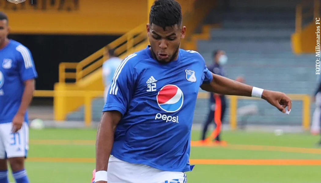Kliver Moreno en su paso por Millonarios