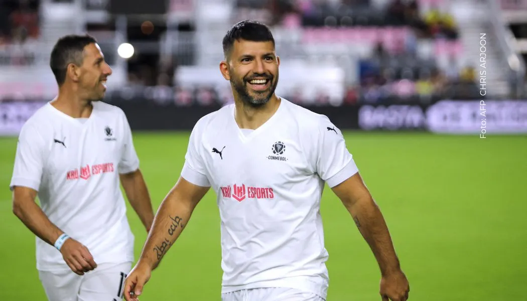 Kun Agüero elogia a Luis Díaz en la Copa América