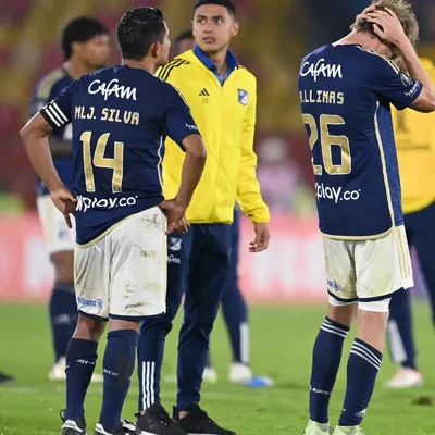 La eliminación trajo violencia: pelea de hinchas en Millonarios vs ...