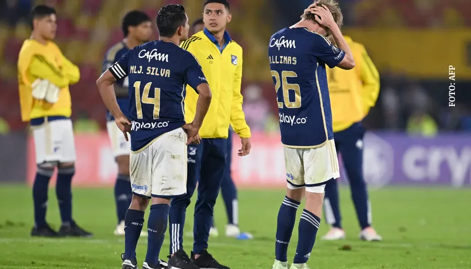 La eliminación trajo violencia: pelea de hinchas en Millonarios vs ...