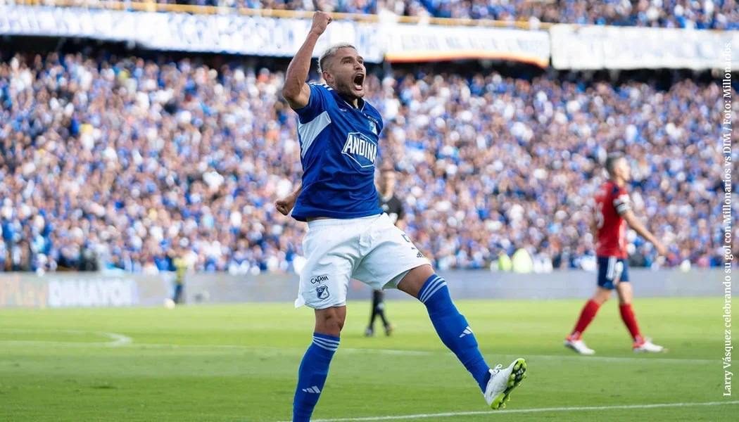 Larry Vásquez: mediocampista Millonarios