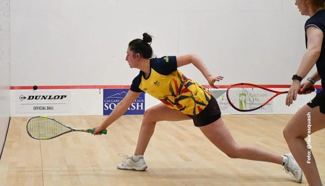 Laura Tovar, representante del squash colombiano.