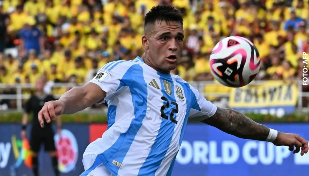Lautaro Martínez criticó estado de la cancha en el estadio Metropolitano vs. Colombia