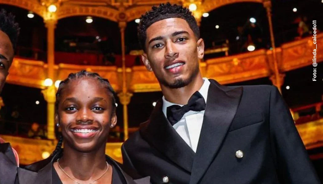 Linda Caicedo y Jude Bellingham, jugadores del Real Madrid.