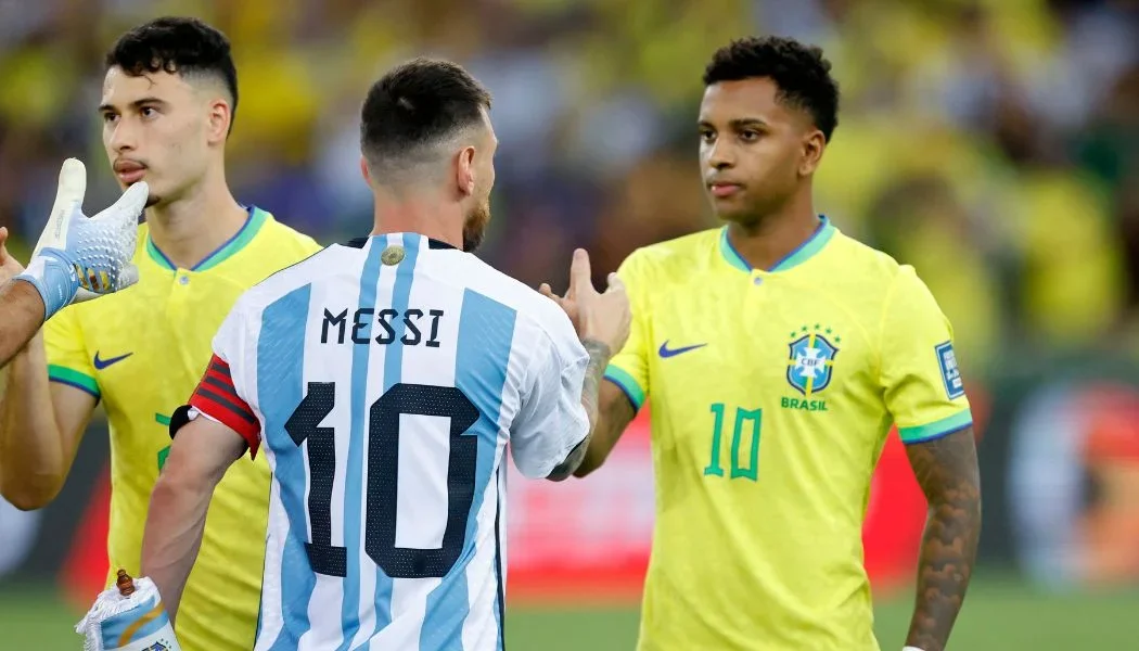 Lionel Messi y Rodrygo