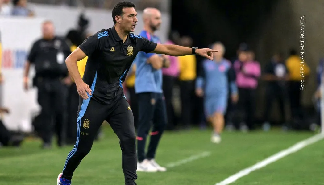 Lionel Scaloni molesto por la forma de clasificar a semifinales conArgentina