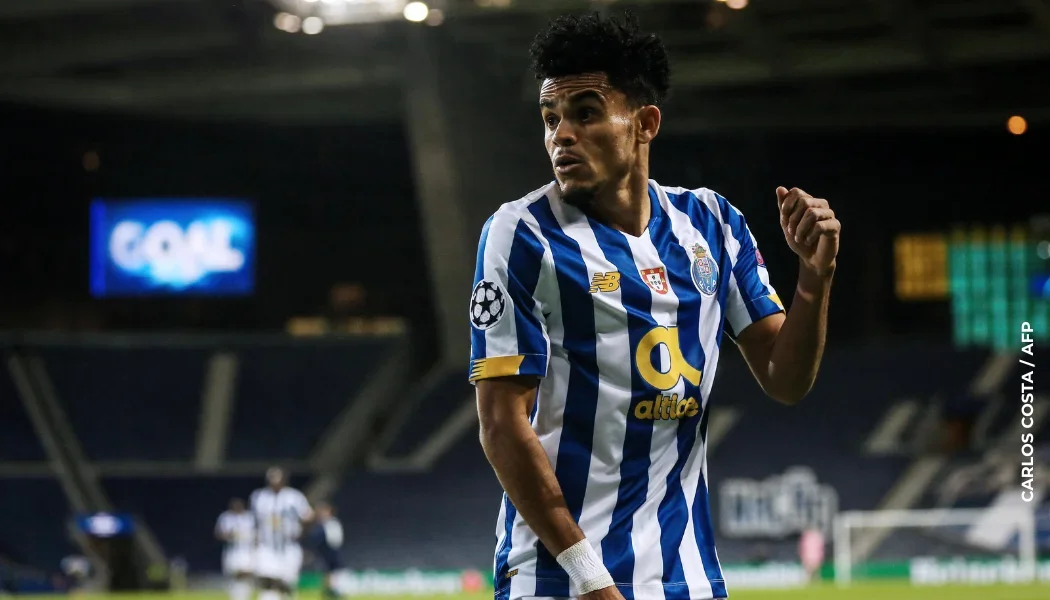 Luis Díaz, en el Porto.