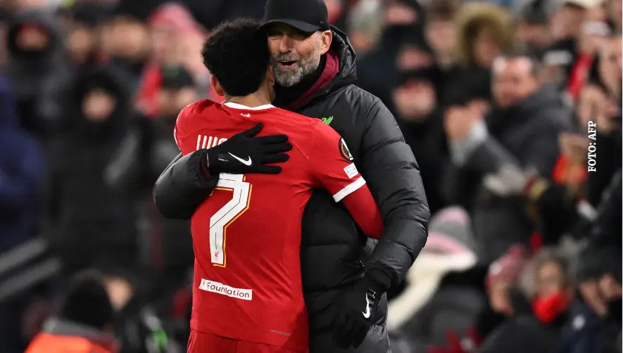 Luis Díaz y Jurgen Klopp