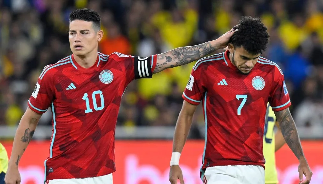 James Rodríguez y Luis Díaz en Selección Colombia