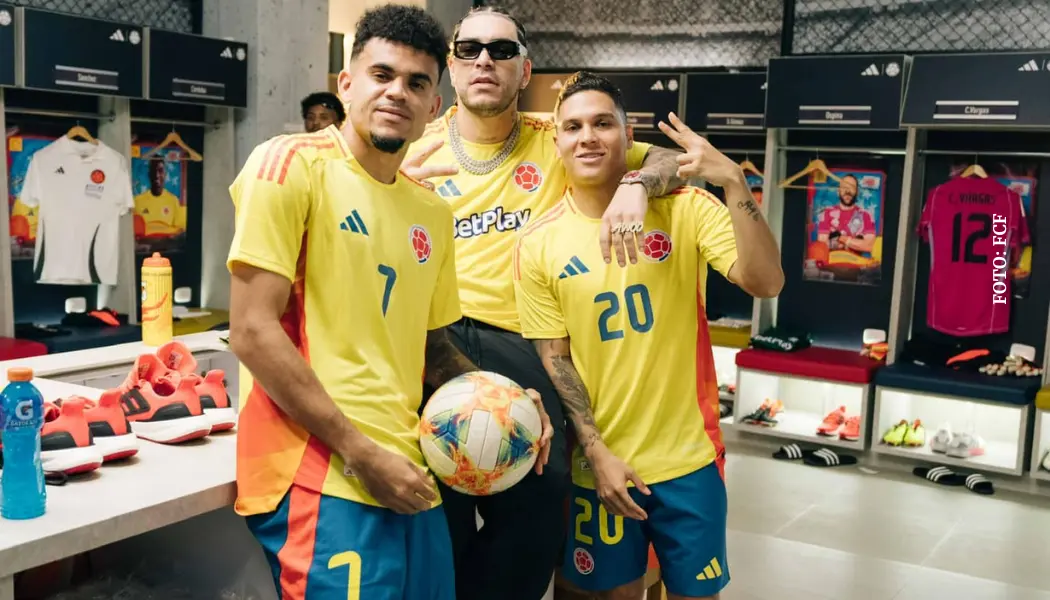 Luis Díaz y Juanfer Quintero, protagonistas cantan con Ryan Castro por la selección