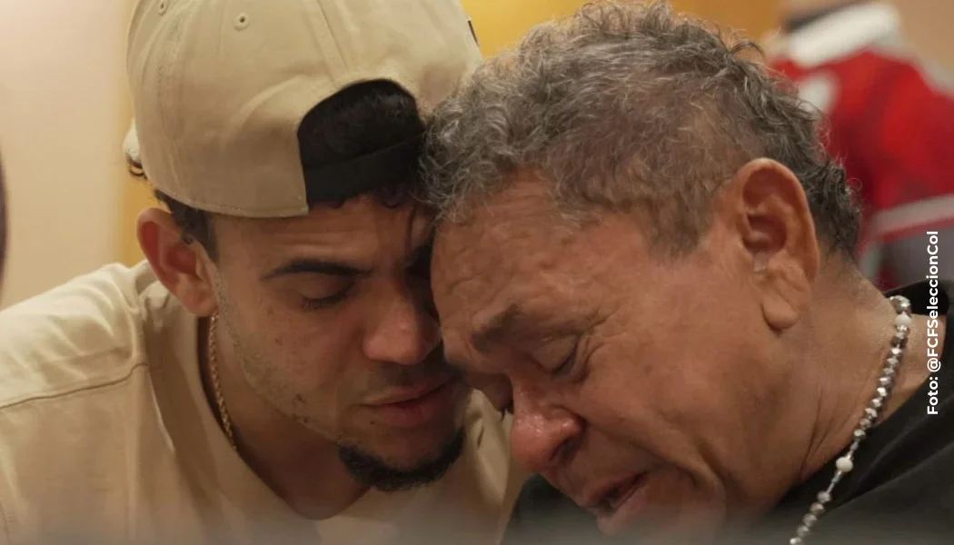 Luis Díaz y su padre Mane Díaz.