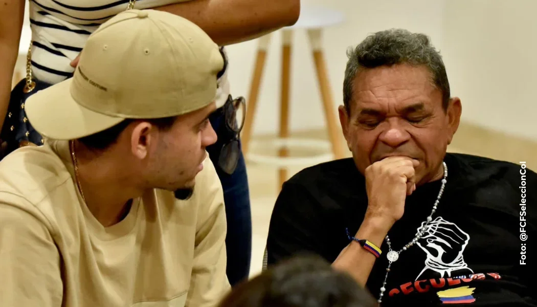 Luis Díaz y su padre Mane Díaz.